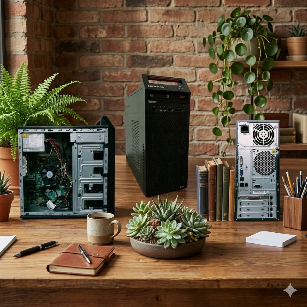 PC Lenovo ThinkCentre M71e - Core i5, RAM 4GB - Siap Pakai Office/Admin