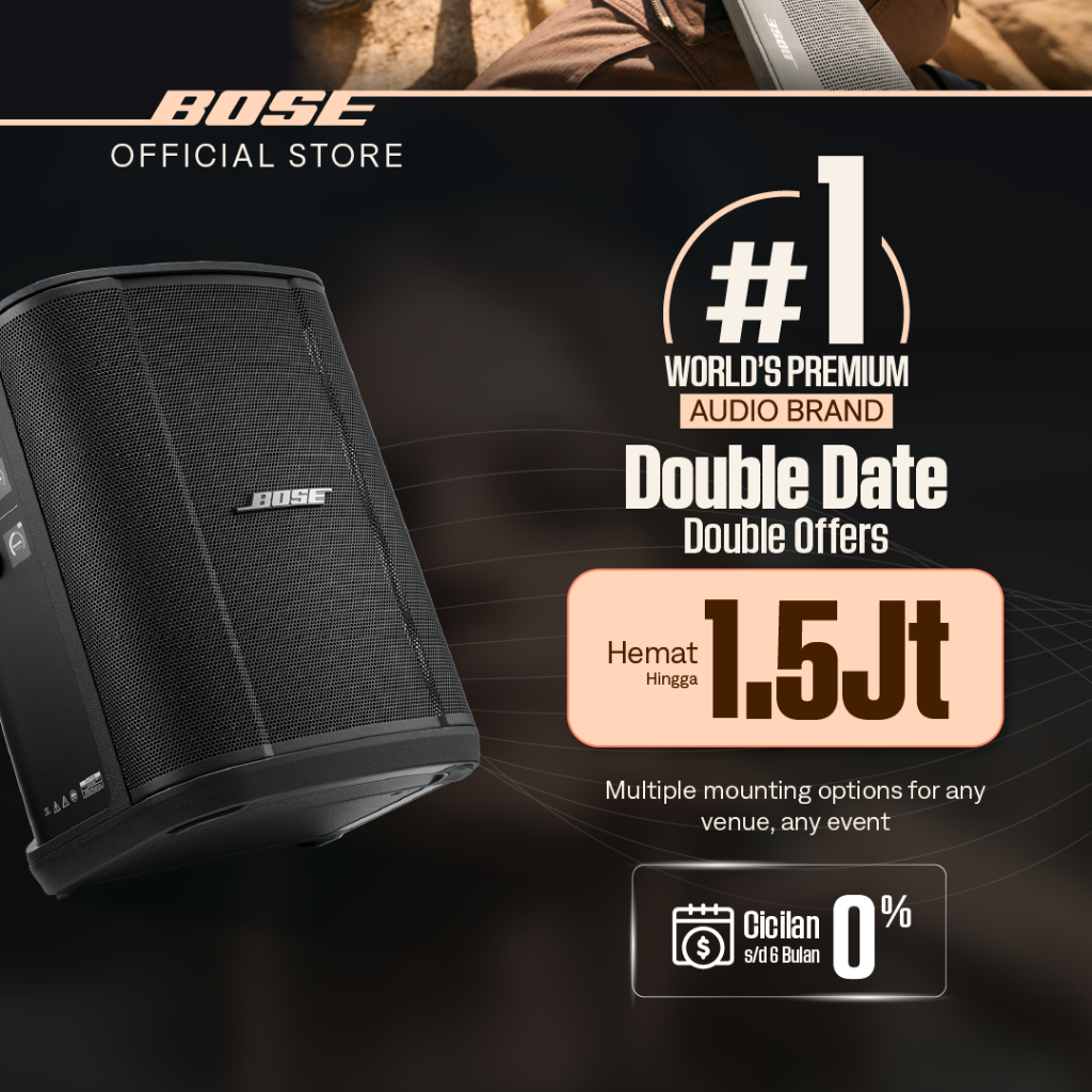 Bose S1 Pro+ Portable Bluetooth Wireless Karaoke Party Speaker System