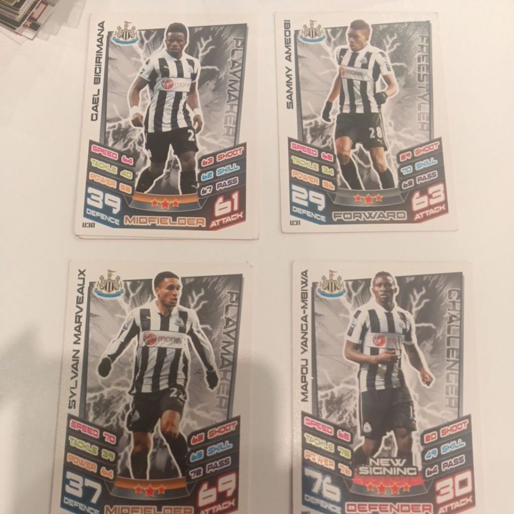 kartu bola match attax extra epl 2012/2013 Newcastle