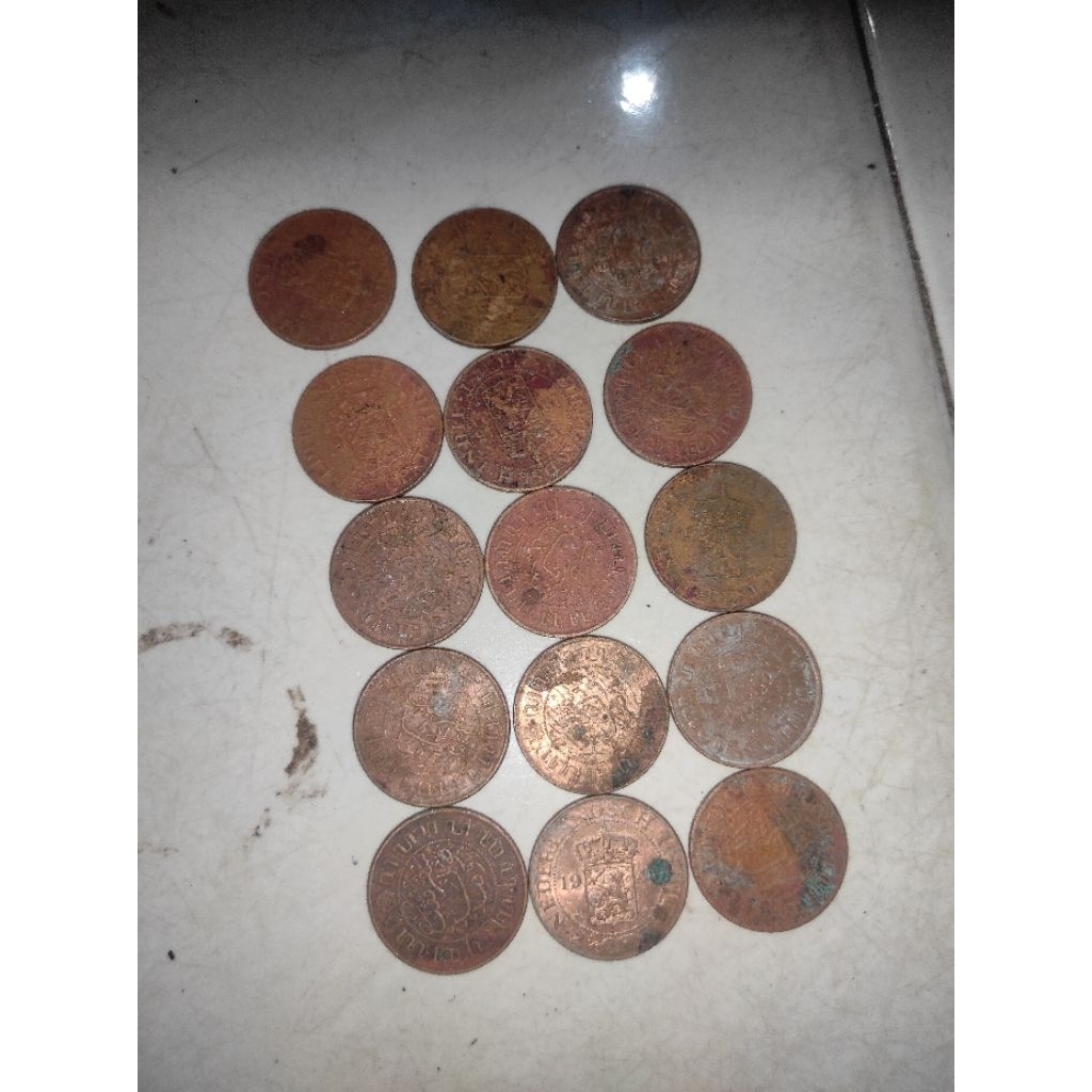 Koin Kuno Indonesia & Hindia Belanda Campur Borongan Lot Koleksi