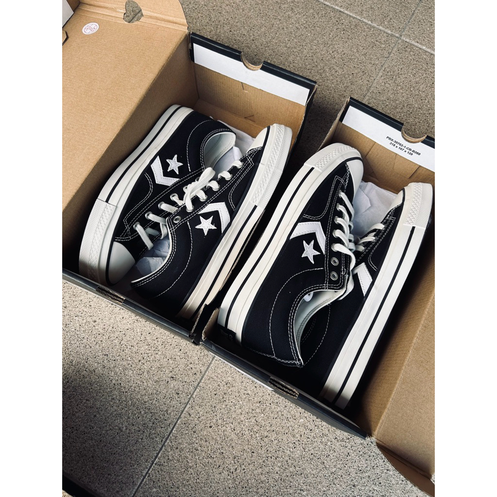 CONVERSE STAR PLAYER 76 BLACK WHITE