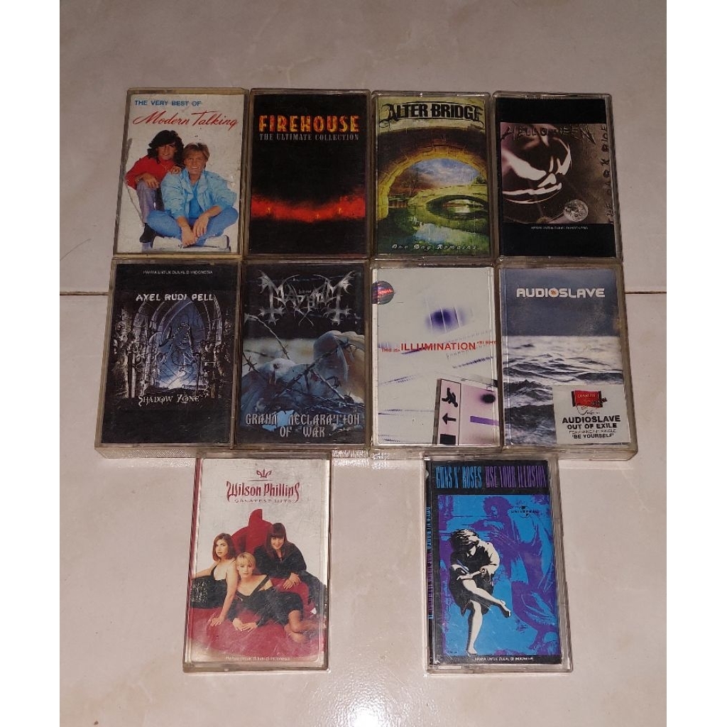 kaset MODERN TALKING-The Very Best Of / FIREHOUSE-The Ultimate Collection / ALTER BRIDGE / HELLOWEEN