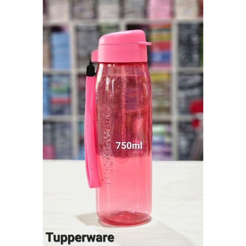 TUPPERWARE ORI 100% H2GO 750ML BOTOL MINUM / CRISTAL / ECO BOTTLE