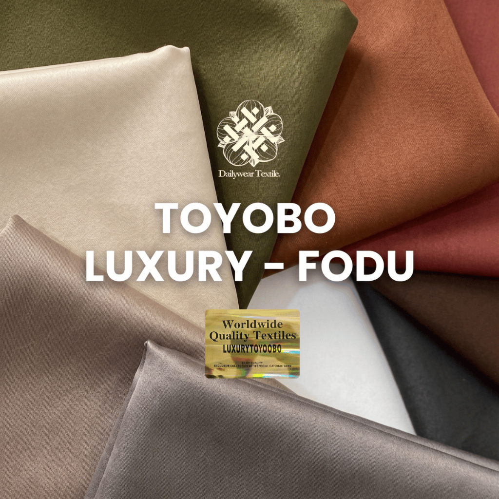 Kain Toyobo Fodu Luxury | Kain Toyobo Fodu Luxury Premium | Kain Toyobo Ecer 0.5 Yard (0.45 Meter)
