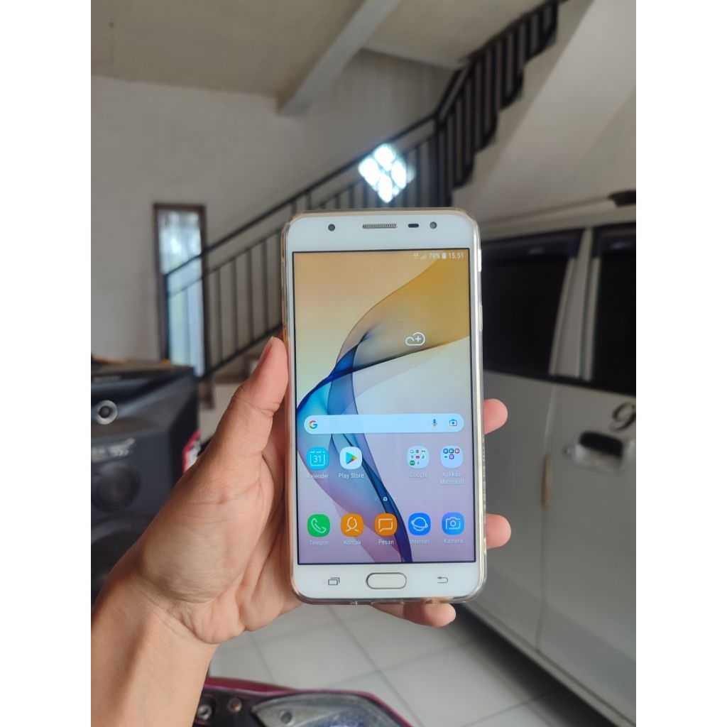 handphone samsung j7 prem second ram 3/32
