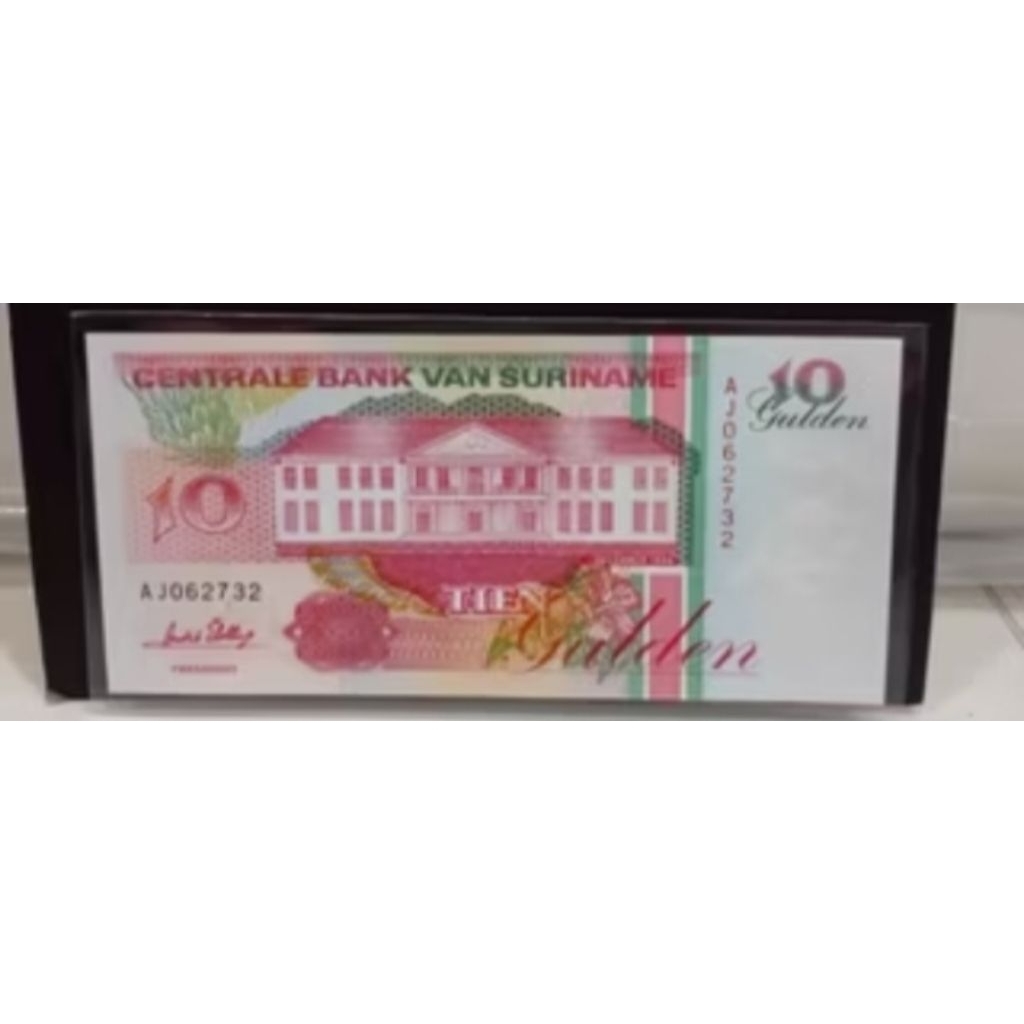 Mancanegara Suriname 10gulden UNC Numismatik