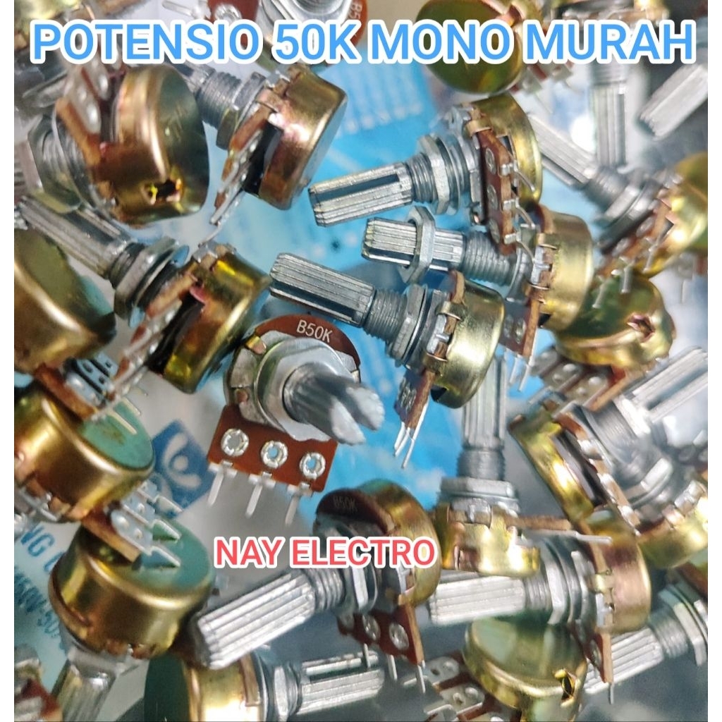 POTENSIO 50k MONO/pengatur volume 50k Mono Murah