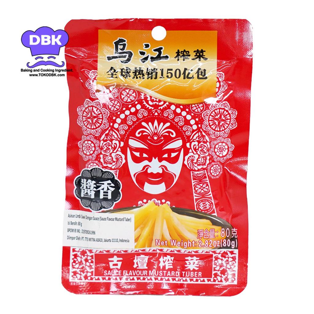 Wu Jiang Acar Sayur Asin Mustard WuJiang Iris 80gr umbi sawi zha cai