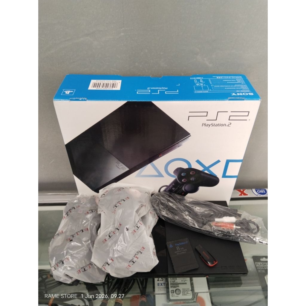 [FULLSET] PS2 SLIM SERI 9 MATRIX PAKAI FLASHDISK 64GB | SIMPLE DIBAWA KEMANA SAJA