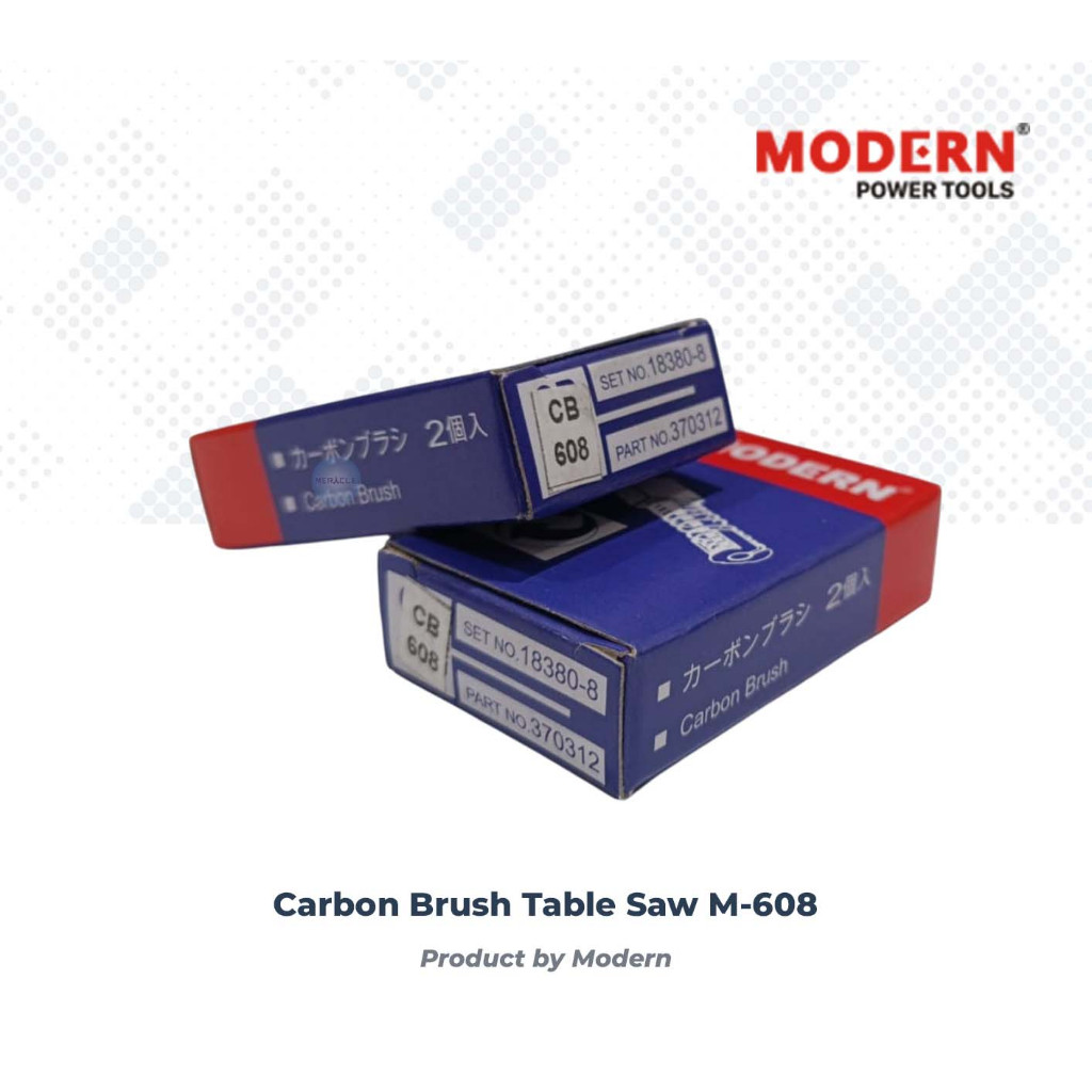 Modern Carbon Brush Table Saw M608 - Arang Karbon Mesin Table Saw M-608