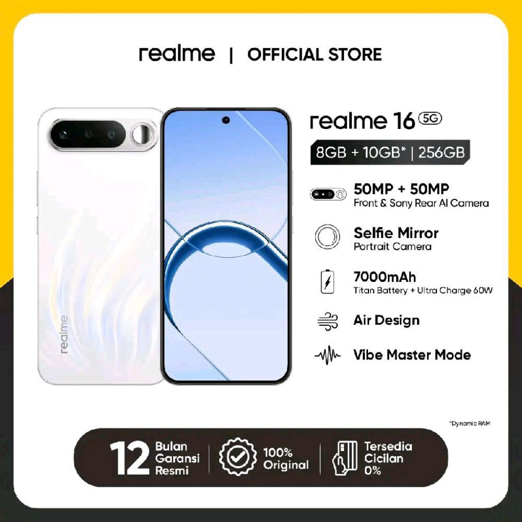 Realme 16 5G 8GB/256GB & 12GB/256GB