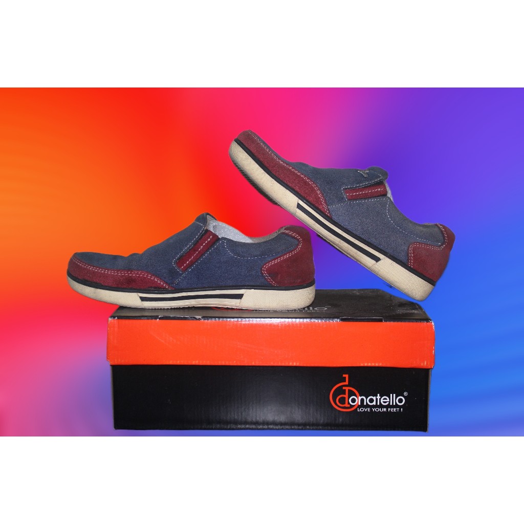 Sepatu slip-on casual pria Donatello
