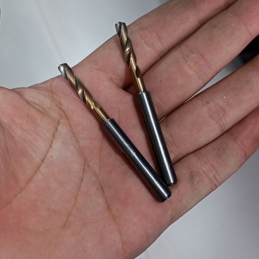 Mata bor carbide 4.3 drill untuk material keras 4.3mm tembus baja second