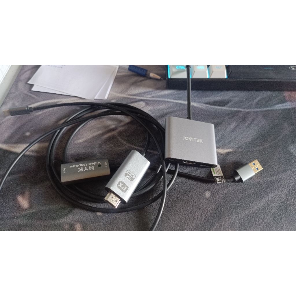 Alat live streaming HP to PC satu paket tinggal pake aja