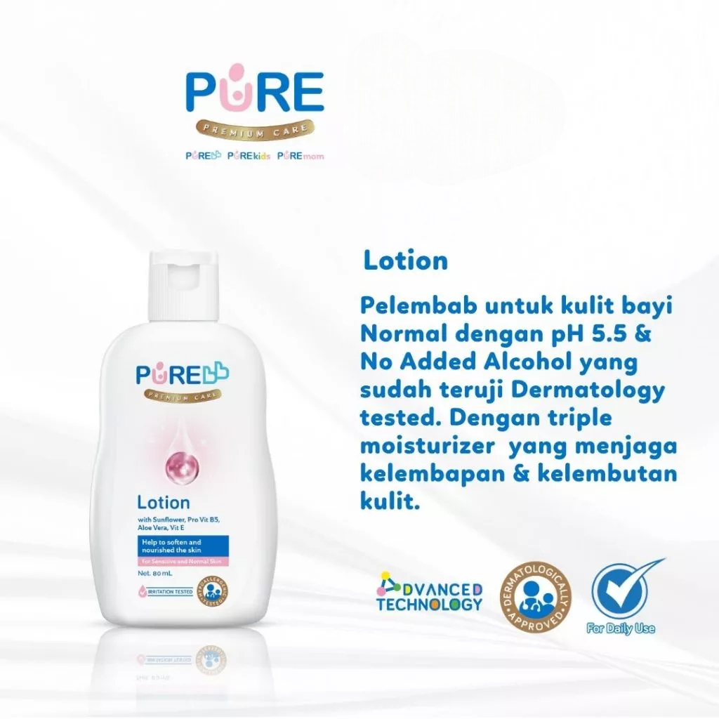Purebb Lotion/Lotion bayi/hand body bayi/baby lotion