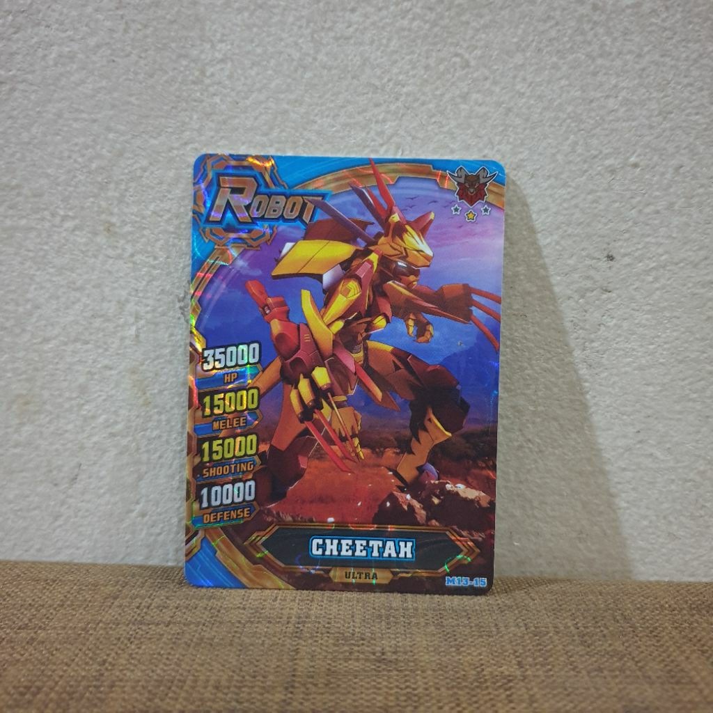 Kartu Hero Of Robots Original Cheetah Robot Card BRONZE CARD