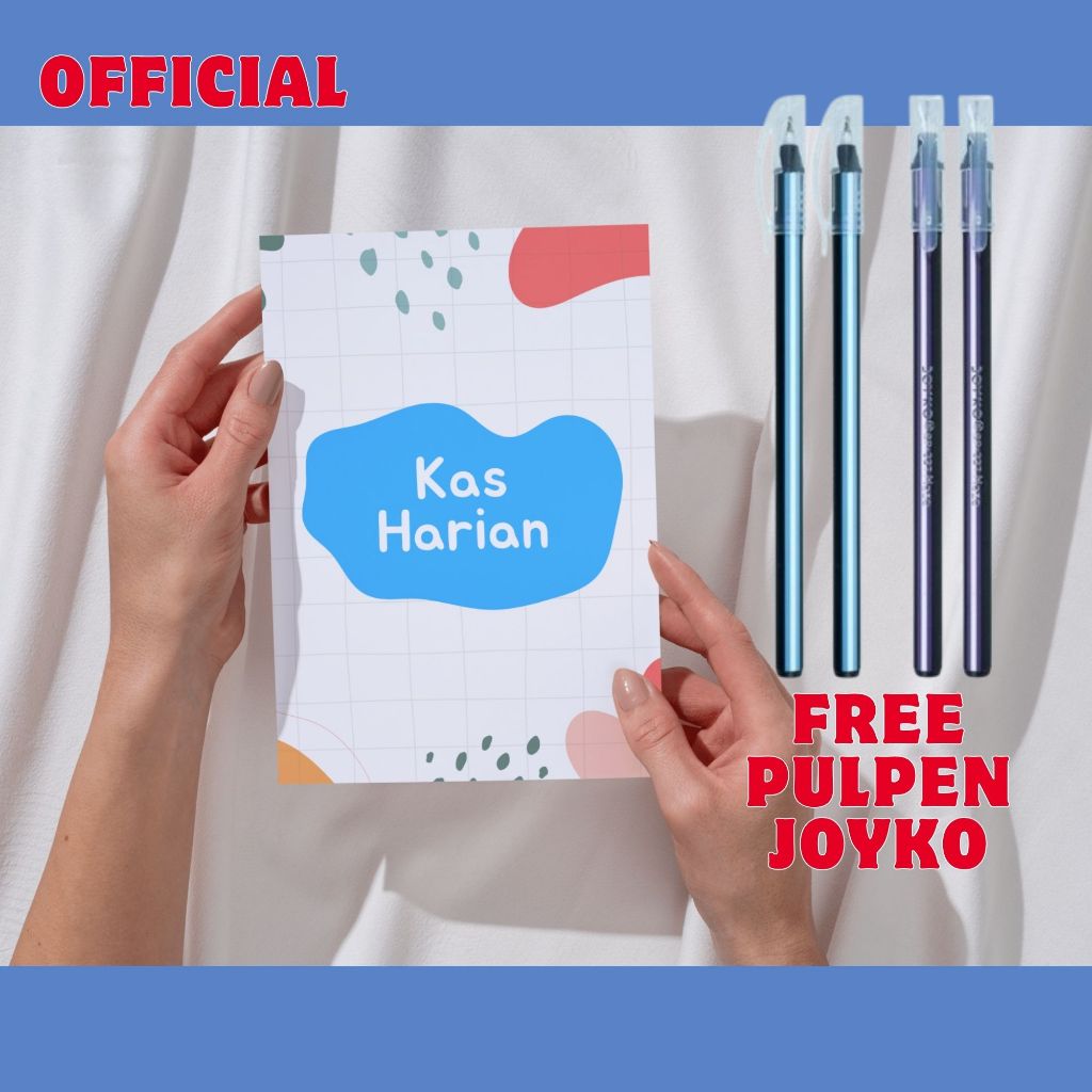 Buku Kas Harian A5/buku kas A5 isi 40 halaman