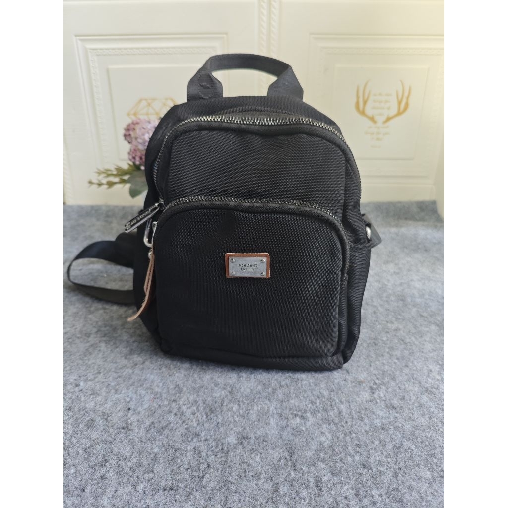 Tas aolong Tas Ransel Mini Wanita Multifungsi