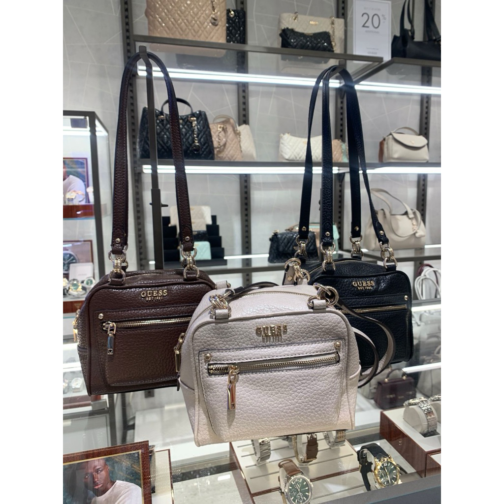 MARSHA BOX SATCHEL - TAS GUESS ORIGINAL WANITA