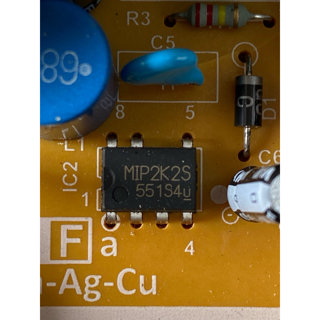 mip2k2s ic psu modul kulkas sharp