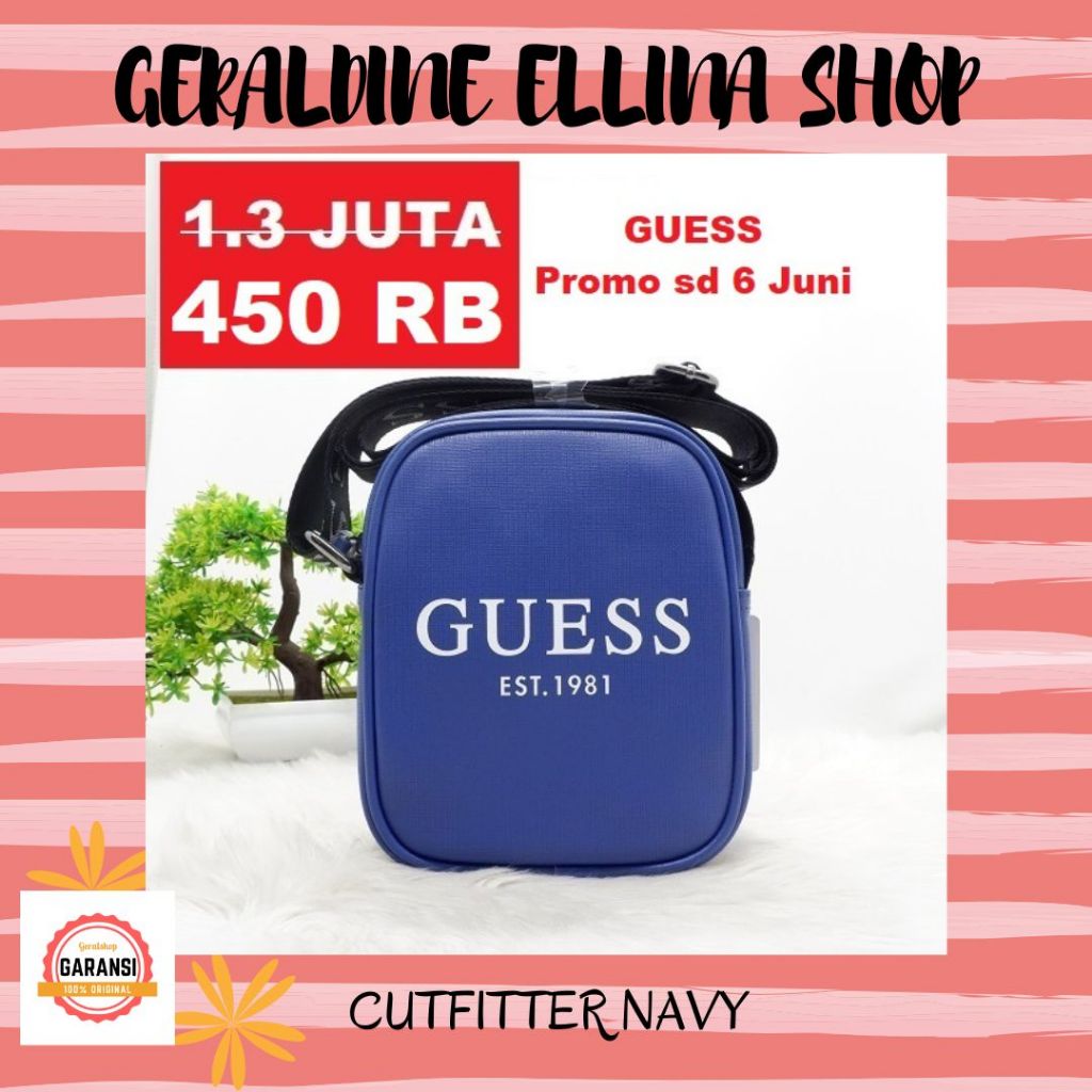 Tas Guess original sale camera bag seri CUTFITTER