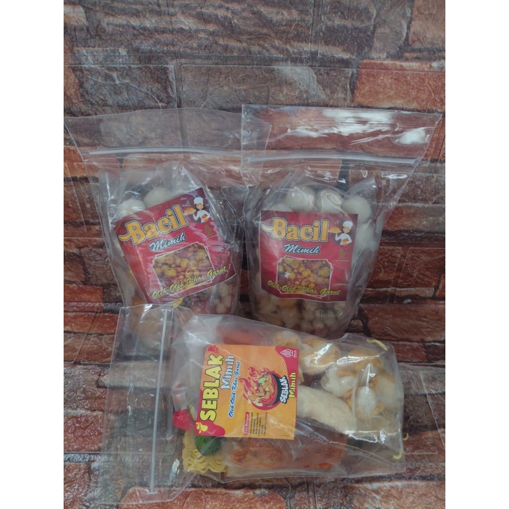 Paket usaha bacil mimih, baso aci oleh-oleh khas Garut