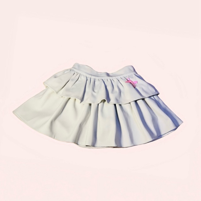 Rok Layer Putih Gading