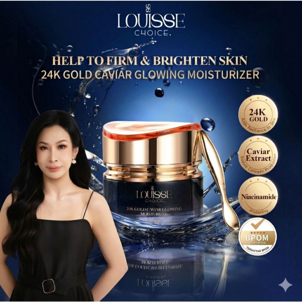 [LIVE] Louisse Choice 24K GOLD CAVIAR GLOWING MOISTURIZER 50g