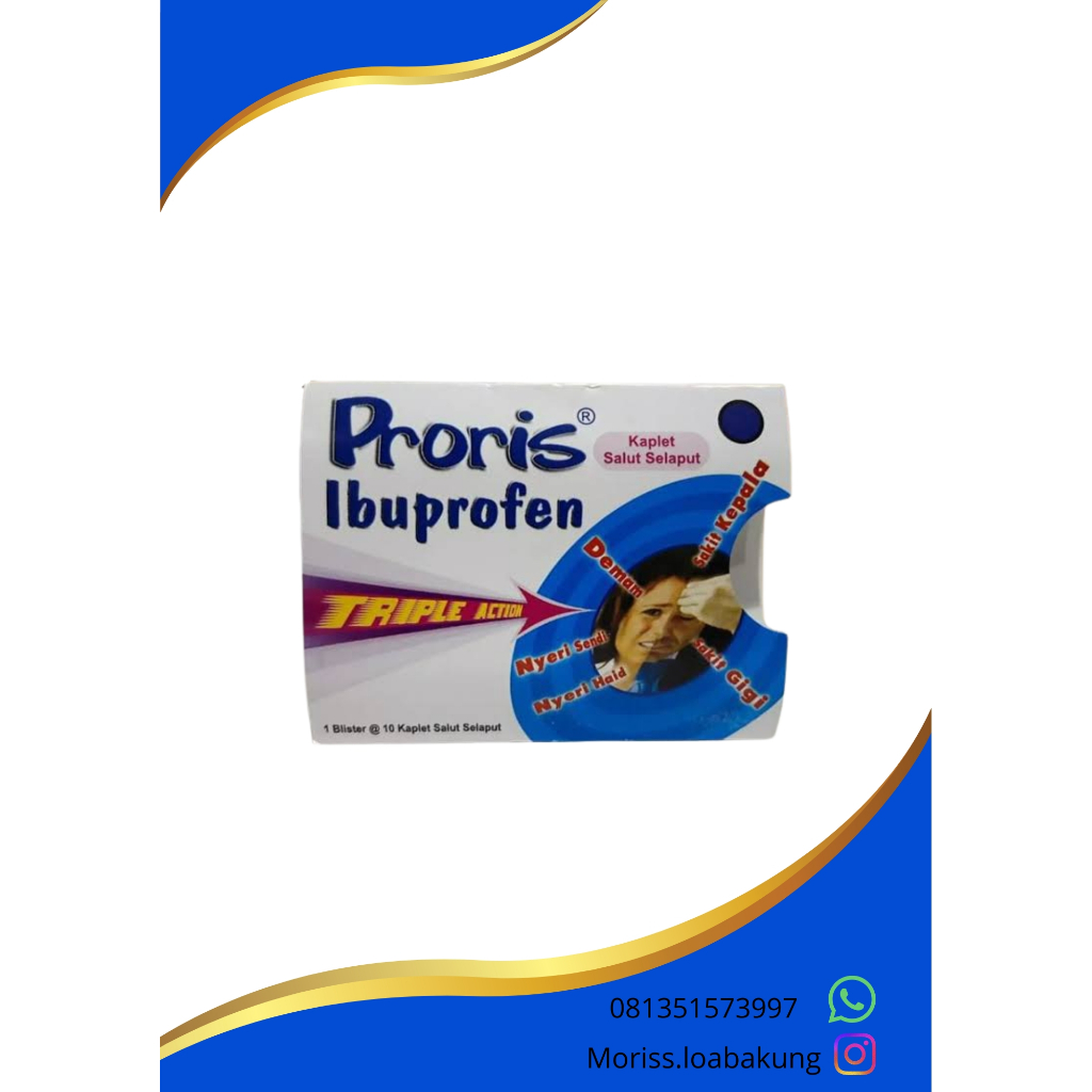 Proris (Ibuprofen) 200 mg isi 10 tablet
