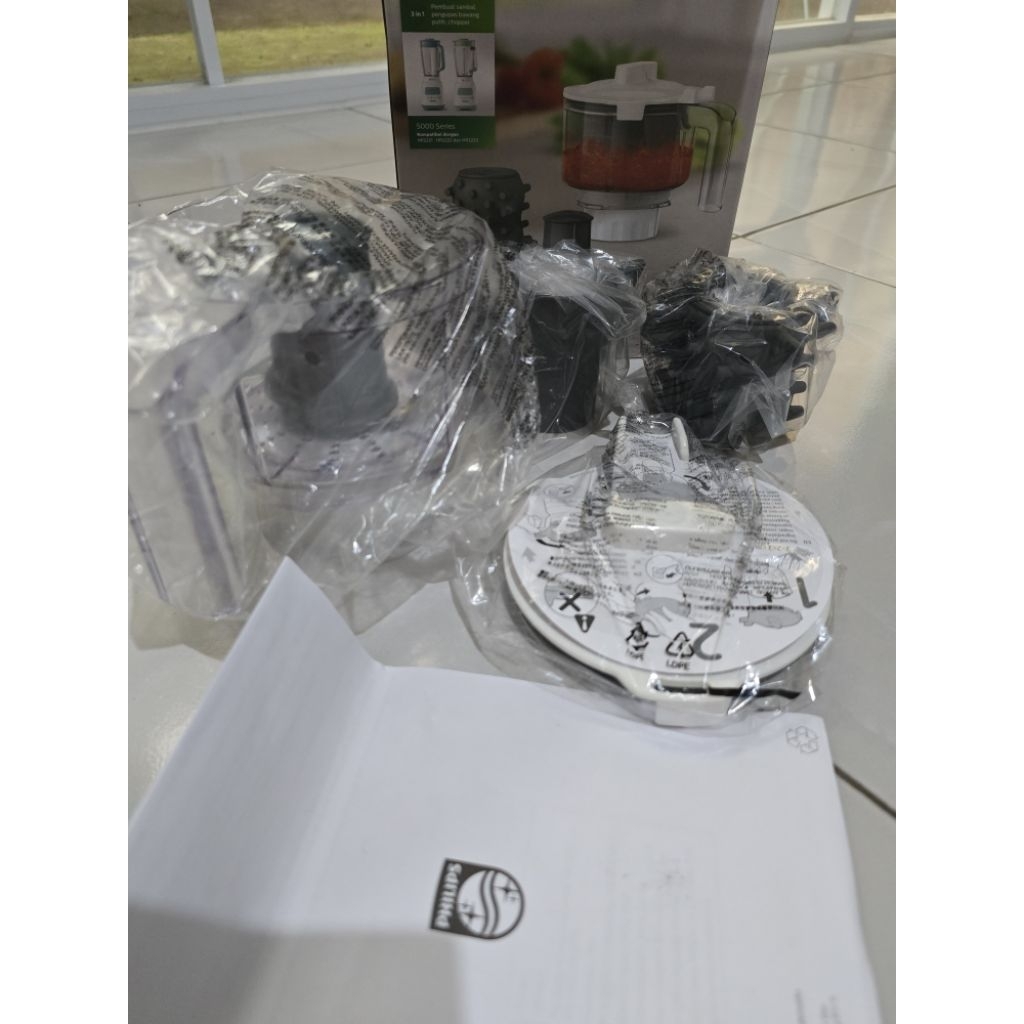 Preloved Philips 3-in-1 Sambal Maker Aksesori Blender HR2221 HR2222 HR2223 Original