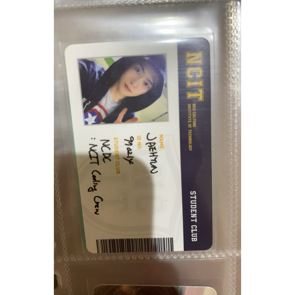 Jaehyun PC id card original