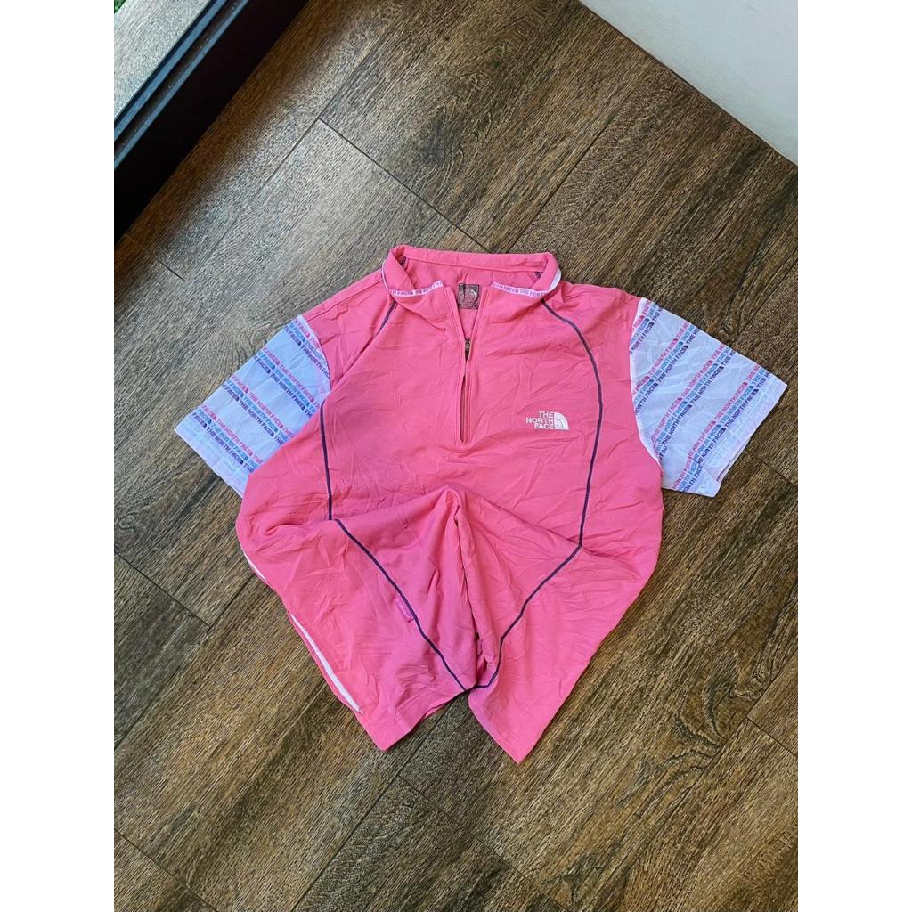 BaseLayer Halfzip TNF Pink Original