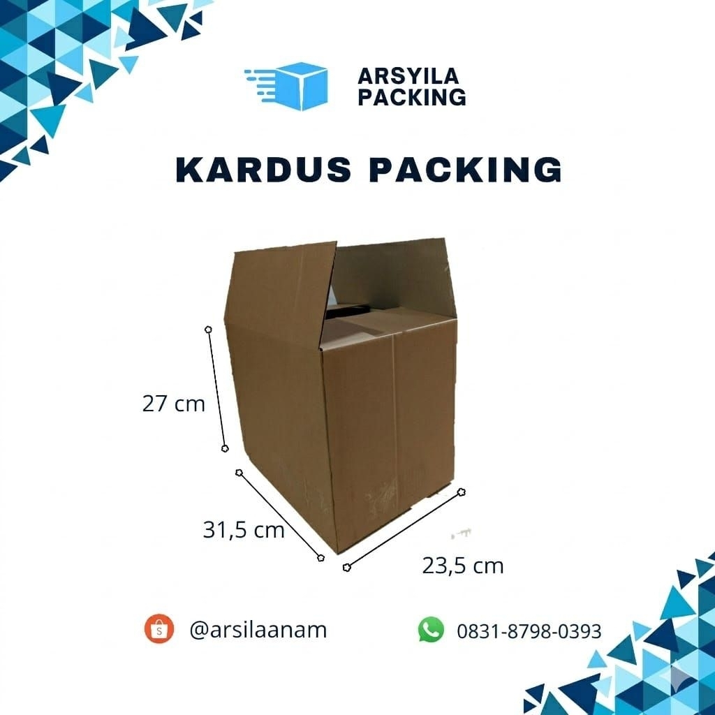 kardus packing 31,5x23,5x27