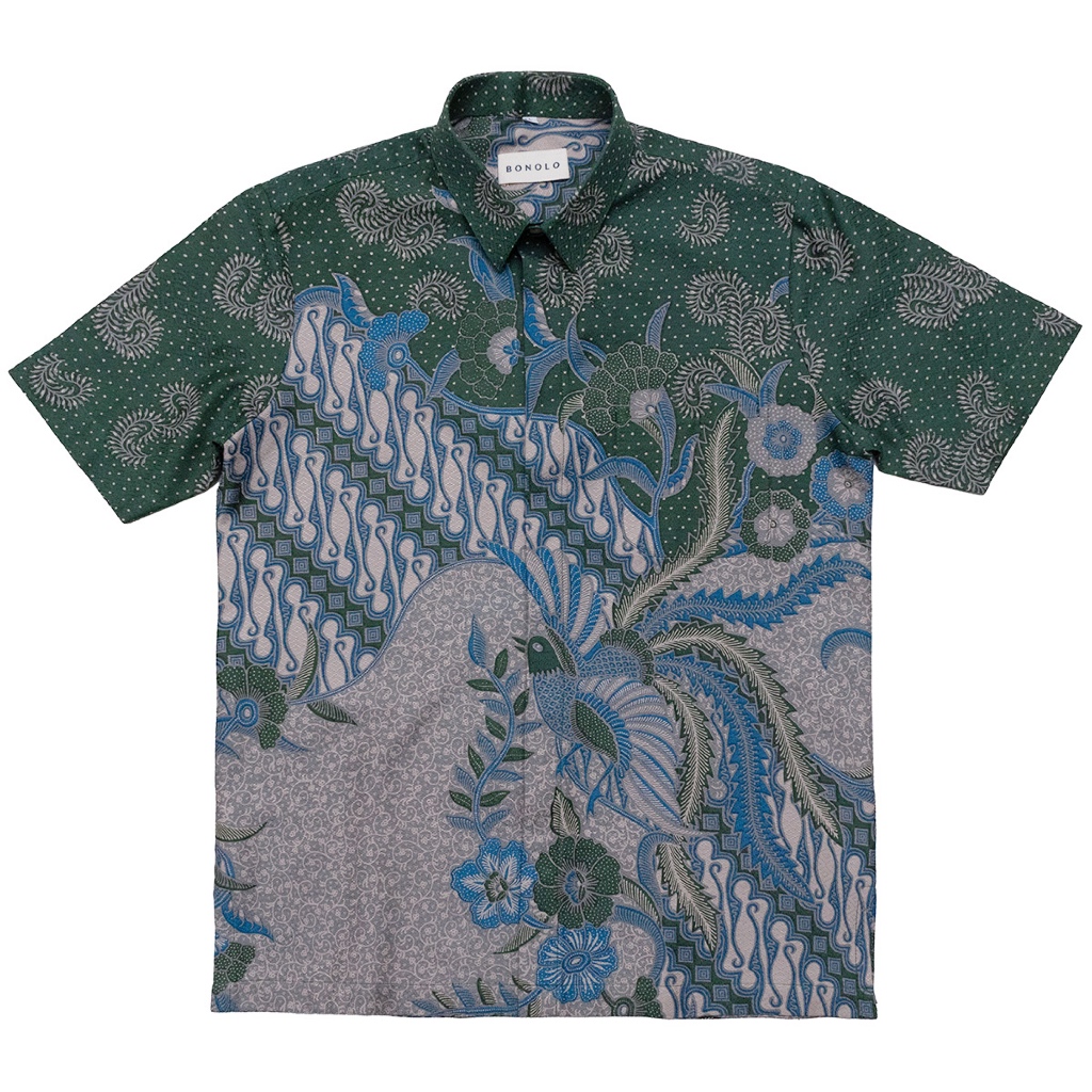 Burjaru - Bonolo Kemeja Batik Lengan Pendek