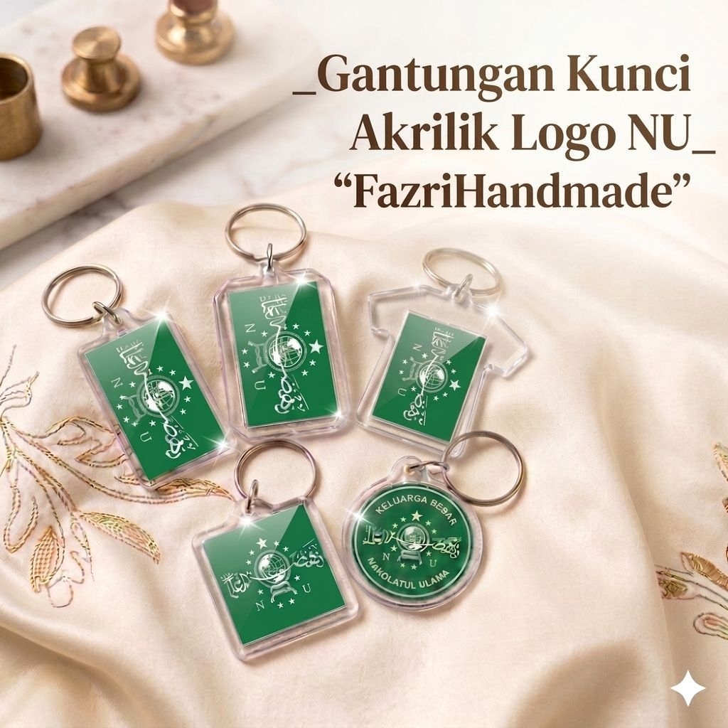 GANTUNGAN KUNCI LOGO NU AKRILIK