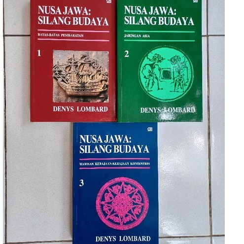 Paket Bundling Buku NUSA JAWA SILANG BUDAYA JILID 1 2 3 - DENYS LOMBARD