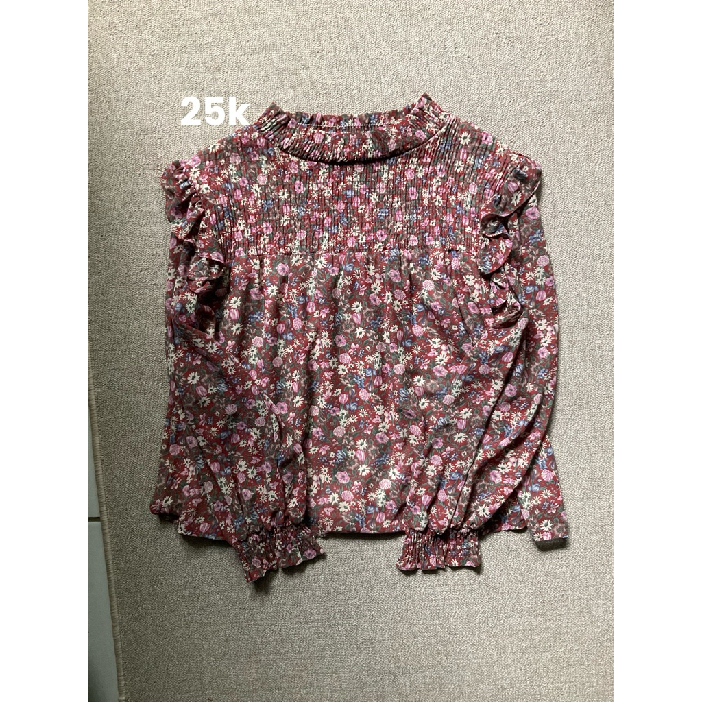 preloved baju bunga bunga
