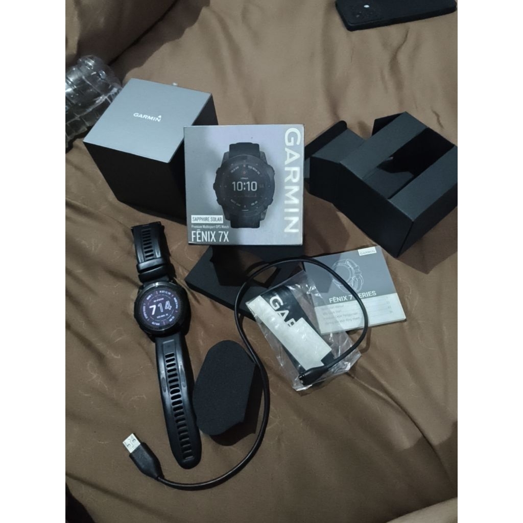 Garmin Fenix 7X sapphire solar fullset