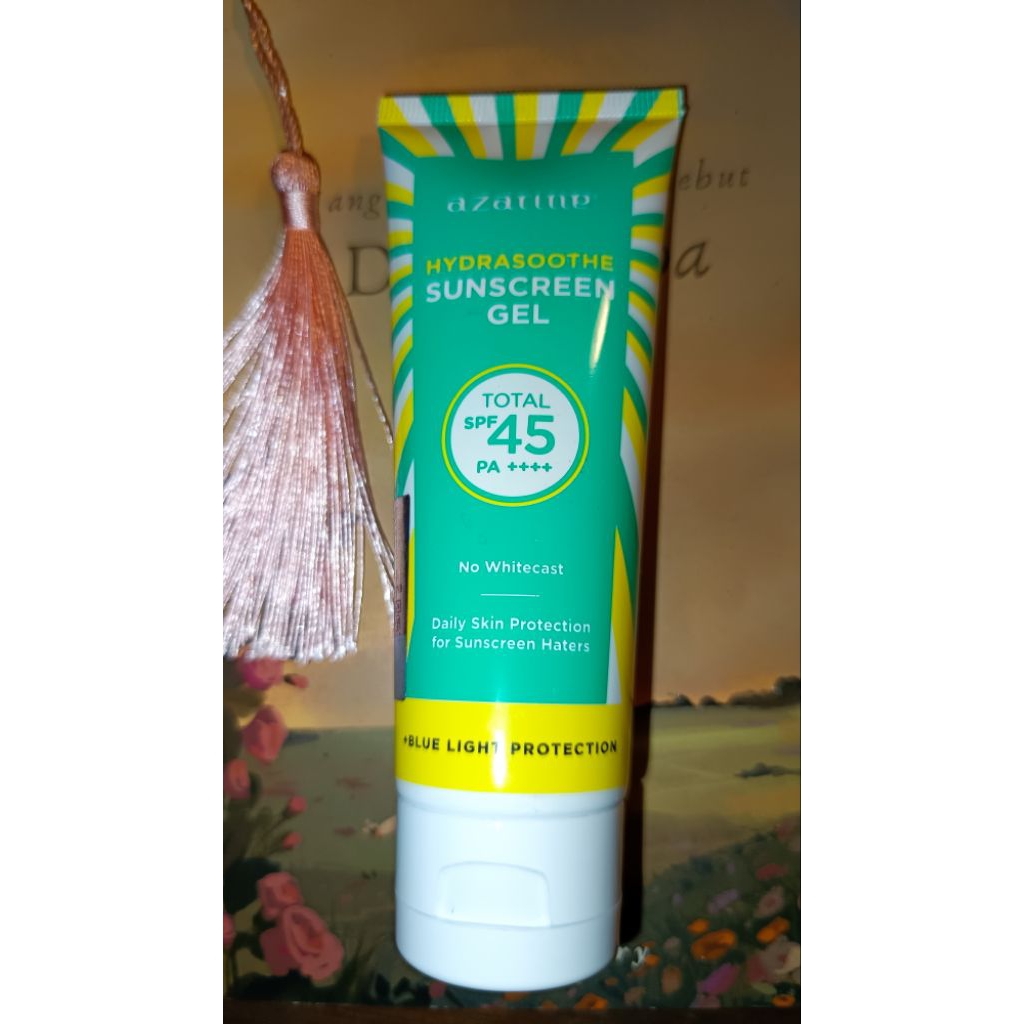 [PRELOVED] Azarine Hydrasoothe Sunscreen Gel SPF45 PA++++ Sunscreen Kulit Berminyak Berjerawat 50ml