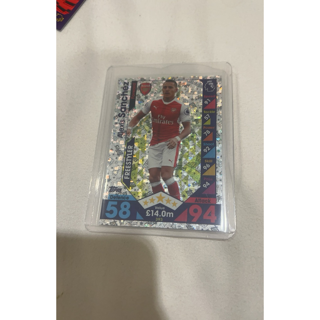 Kartu bola topps - ALEXIS SANCHEZ FREESTYLER EDITION HOLO RARE