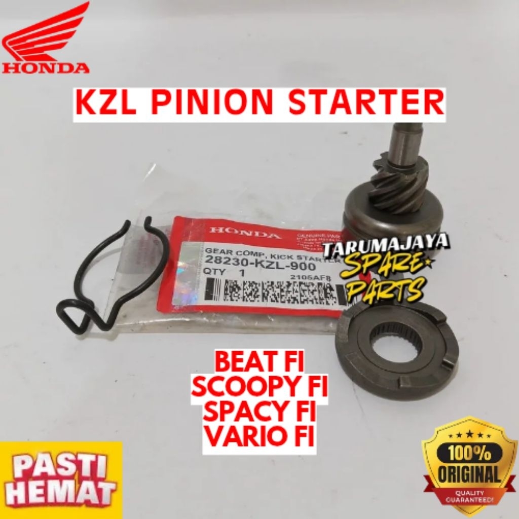 PINION STARTER ORIGINAL HONDA KODE KZL, PINION STARTER BEAT FI PINION STARTER SCOOPY FI, PINION STAR