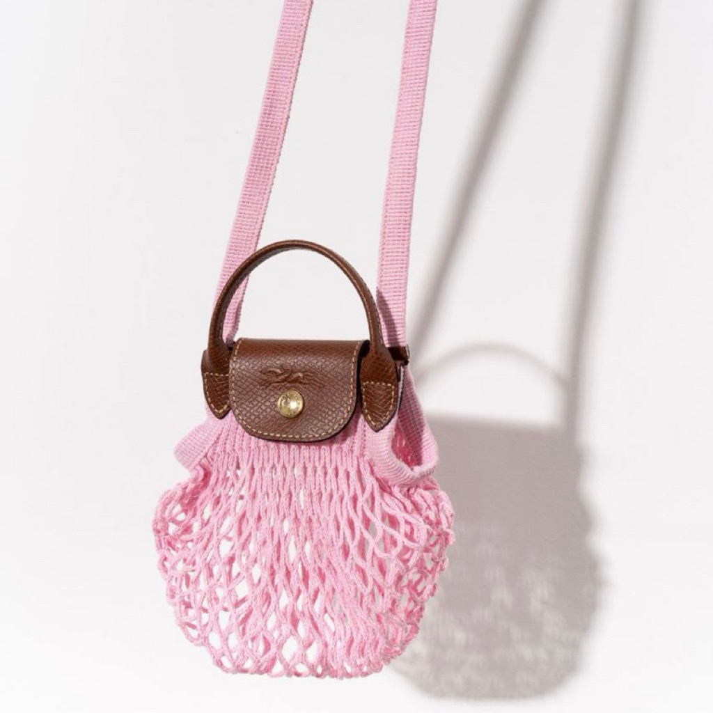 LC Le Pliage Filet Mesh Bag XS (PINK) - PRELOVED