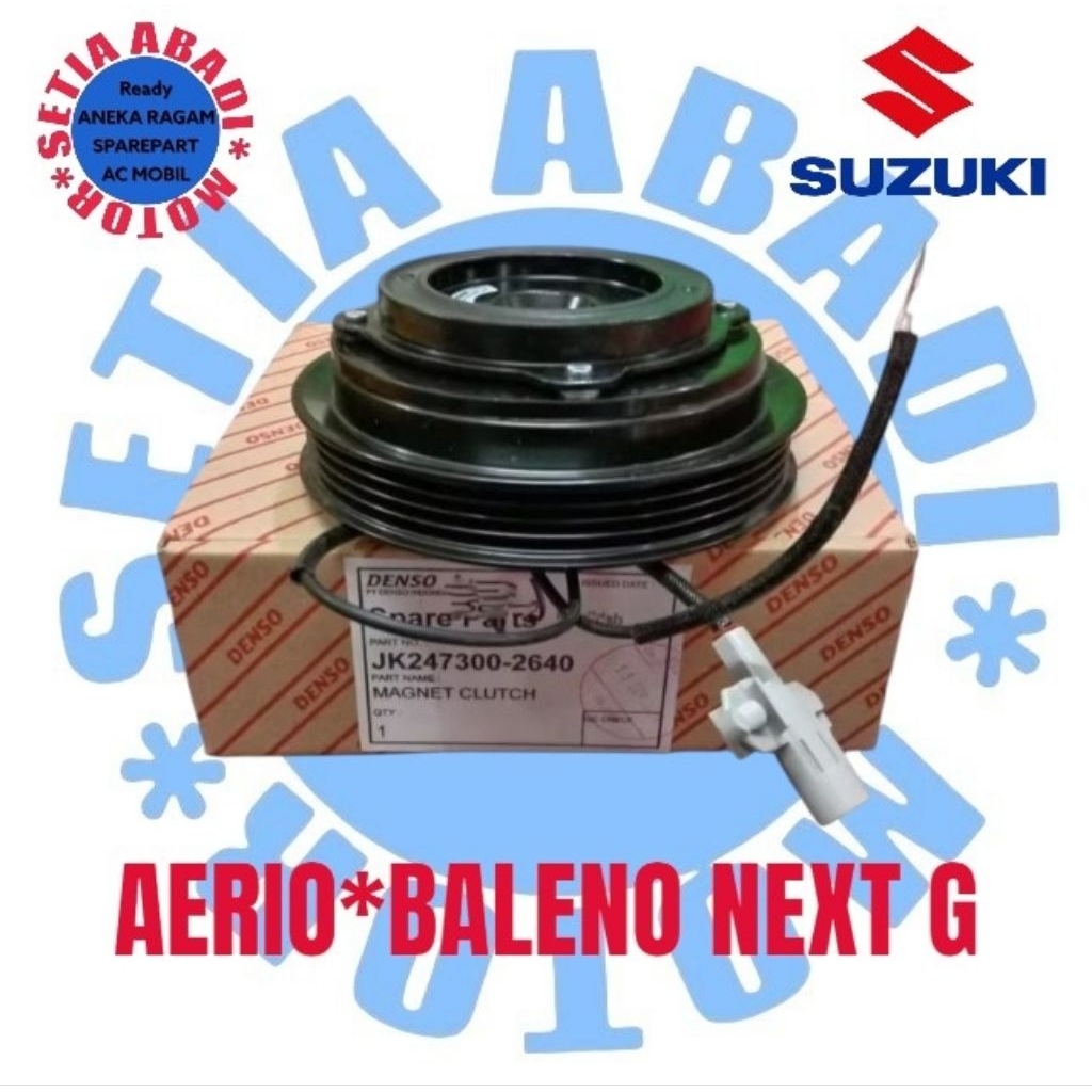 magnet clutch pully compressor AC mobil AERIO-BALENO NEXT G
