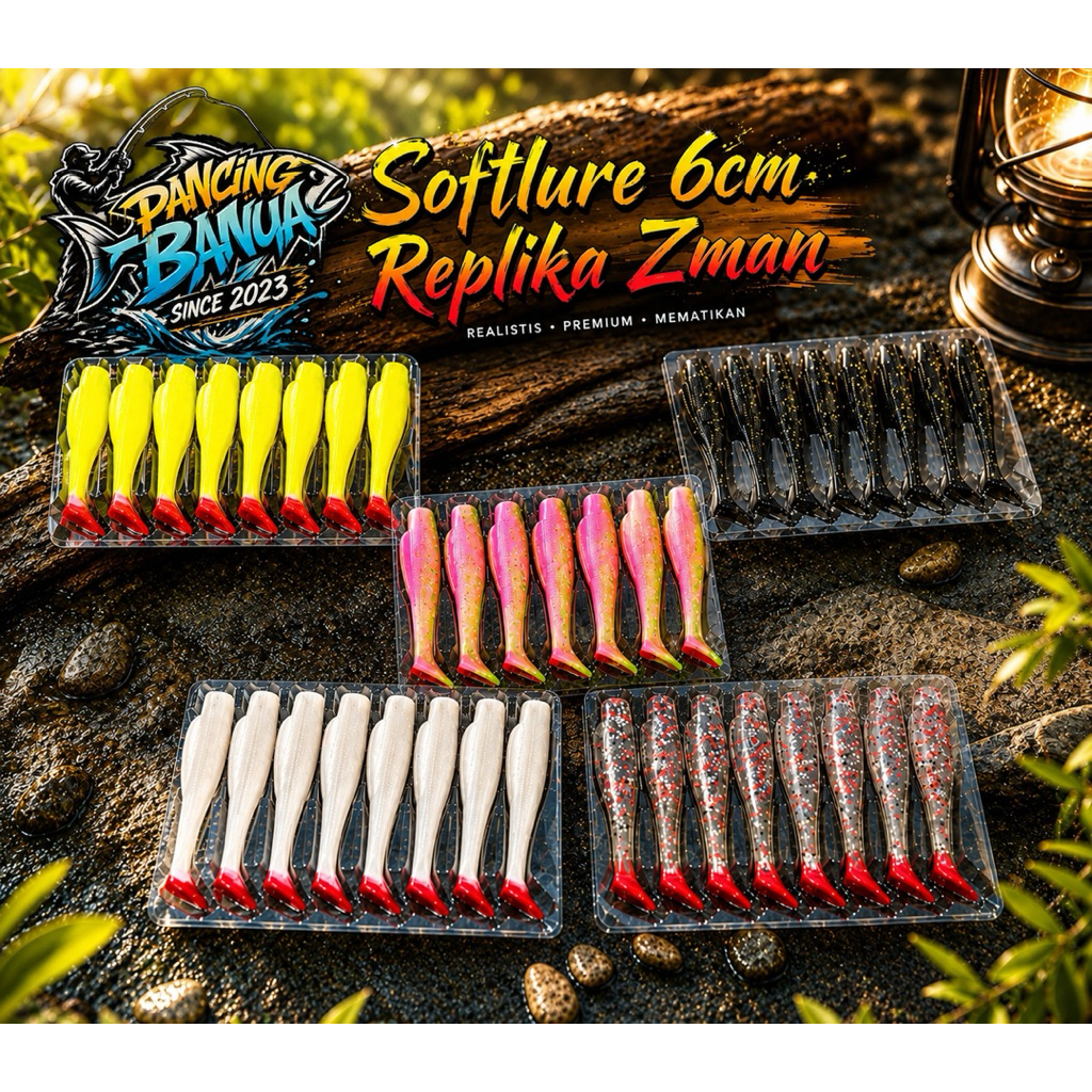 SOFT LURE REPLIKA ZMAN 6CM PER 1 PACK