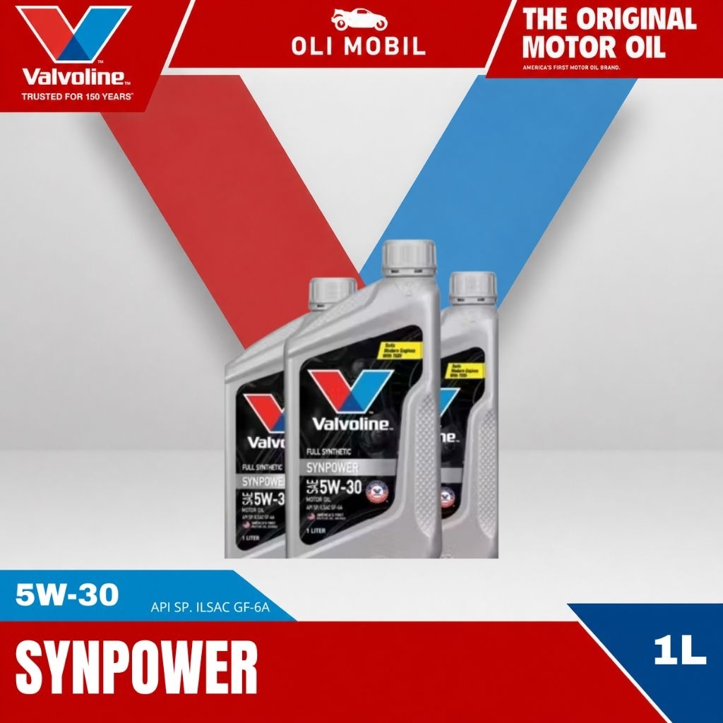VALVOLINE SYNPOWER 5W-30 API SP FULL SYNTHETIC 1L& 4L