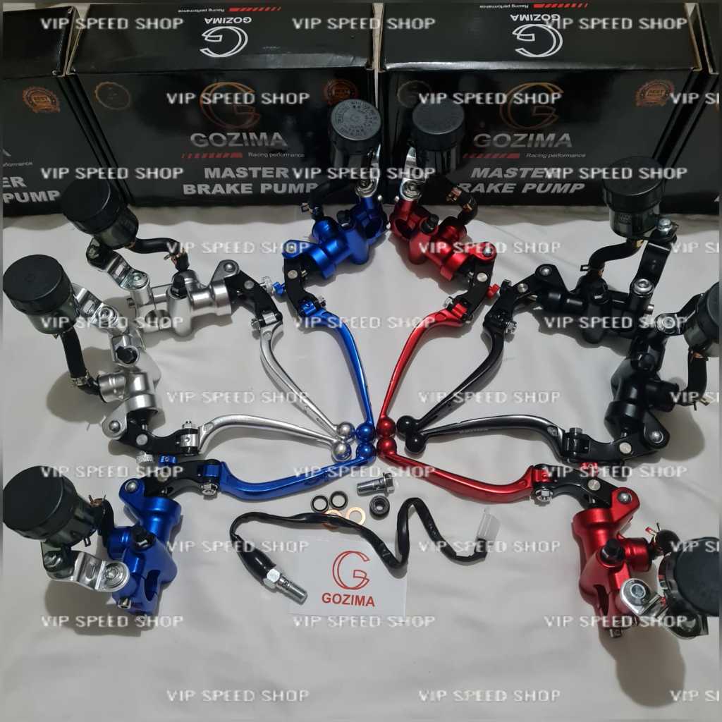MASTER REM GOZIMA ORIGINAL GZ-1 CNC 14MM LIPAT RADIAL PRO PLUS TABUNG FREE SWITCH REM MODEL S1 BRAKE