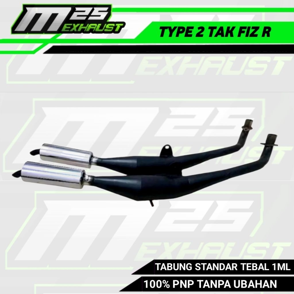 Knalpot standar racing yamaha fiz r original m25 exhaust