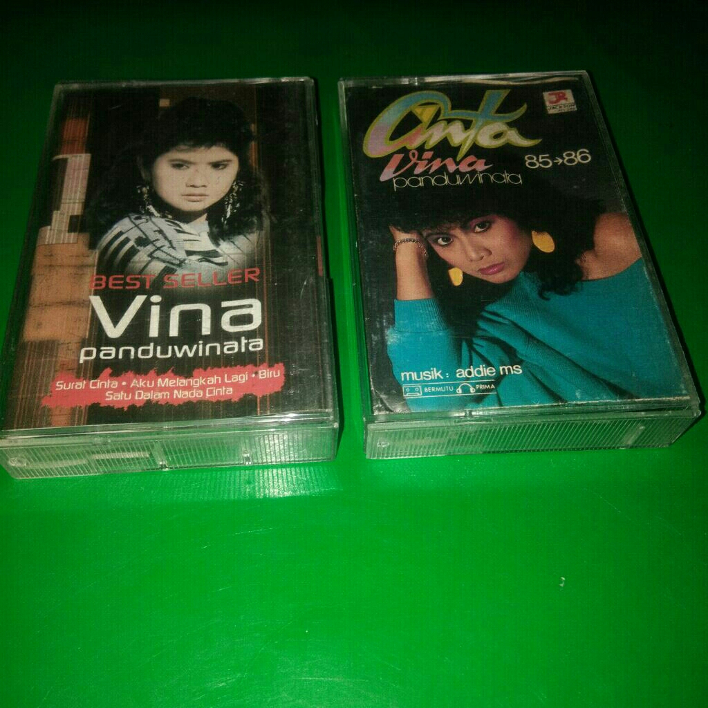 kaset pita Vina panduwinata best seller n cinta