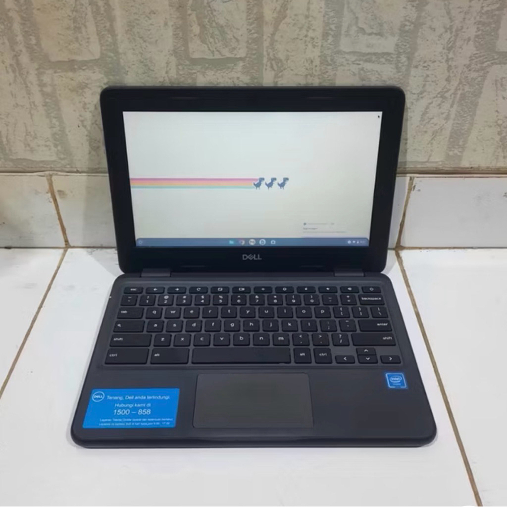Dell Chromebook 3100 ( Touchscreen ) Intel Celeron N4020 | RAM 4/32GB | Super Slim | No Minus Dan Si
