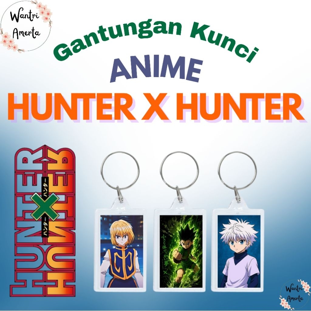 Gantungan Kunci Anime Hunter X Hunter / Keychain Hunter X Hunter